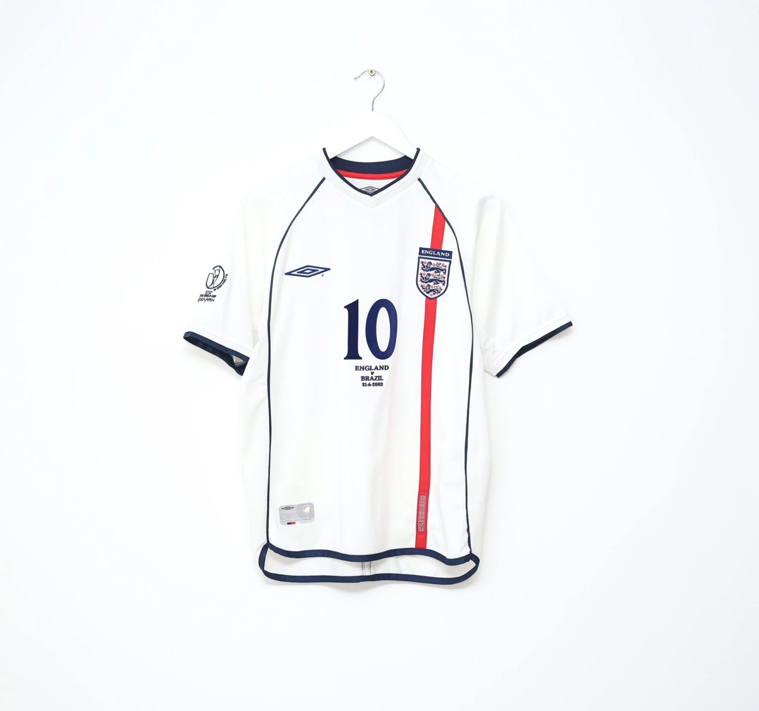 2001/03 OWEN #10 England Vintage Umbro Home Football Shirt (S) WC 2002 BRAZIL(2001 03 owen 10 england vintage umbro home football shirt s wc 2002 brazil) 2001/03 OWEN #10 England Vintage Umbro Home Football Shirt (S) WC 2002 BRAZIL(2001 03 Owen 10 England Vintage Umbro Home Football Shirt S Wc 2002 Brazil) -Football Shirt Collective 2001 03 owen 10 england vintage umbro home football shirt s wc 2002 brazil 42350923317495 scaled