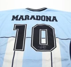 2001 MARADONA #10 Argentina Vintage FILA Testimonial Football Shirt (XL)(2001 Maradona 10 Argentina Vintage Fila Testimonial Football Shirt Xl) 12 2001 MARADONA #10 Argentina Vintage FILA Testimonial Football Shirt (XL)(2001 Maradona 10 Argentina Vintage Fila Testimonial Football Shirt Xl) -Football Shirt Collective 2001 maradona 10 argentina vintage fila testimonial football shirt xl 1169747014
