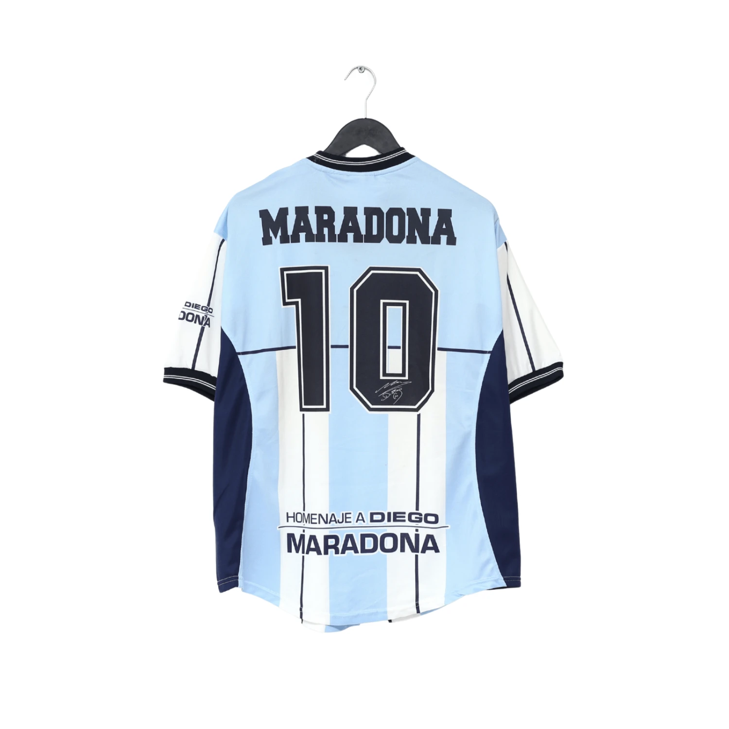 2001 MARADONA #10 Argentina Vintage FILA Testimonial Football Shirt (XL)(2001 maradona 10 argentina vintage fila testimonial football shirt xl) 2001 MARADONA #10 Argentina Vintage FILA Testimonial Football Shirt (XL)(2001 Maradona 10 Argentina Vintage Fila Testimonial Football Shirt Xl) -Football Shirt Collective 2001 maradona 10 argentina vintage fila testimonial football shirt xl 1169747026
