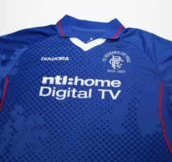 2002/03 ARTETA #8 Rangers Diadora CIS Cup Final Long Sleeve Football Shirt (XL)(2002 03 Arteta 8 Rangers Diadora Cis Cup Final Long Sleeve Football Shirt Xl) -Football Shirt Collective 2002 03 arteta 8 rangers diadora cis cup final long sleeve football shirt xl 42717132488951
