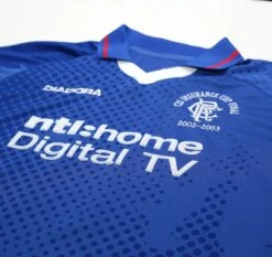 2002/03 ARTETA #8 Rangers Diadora CIS Cup Final Long Sleeve Football Shirt (XL)(2002 03 Arteta 8 Rangers Diadora Cis Cup Final Long Sleeve Football Shirt Xl) -Football Shirt Collective 2002 03 arteta 8 rangers diadora cis cup final long sleeve football shirt xl 42717132554487