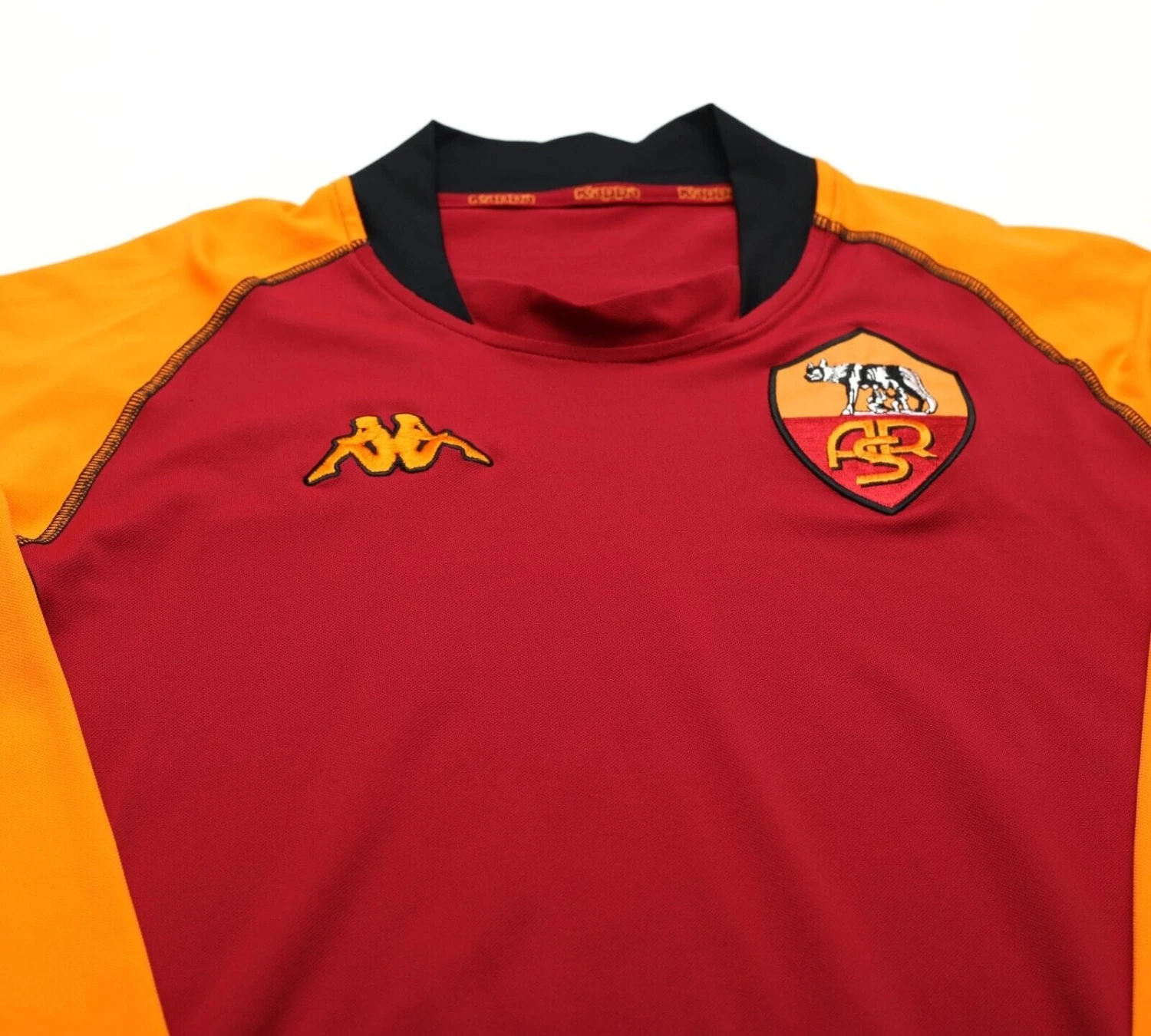2002/03 AS ROMA Vintage UCL Kappa LS Football Shirt Jersey (L/XL) Totti Era(2002 03 as roma vintage ucl kappa ls football shirt jersey l xl totti era 1) 2002/03 AS ROMA Vintage UCL Kappa LS Football Shirt Jersey (L/XL) Totti Era(2002 03 As Roma Vintage Ucl Kappa Ls Football Shirt Jersey L Xl Totti Era 1) -Football Shirt Collective 2002 03 as roma vintage ucl kappa ls football shirt jersey l xl totti era 41547357126903