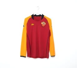 2002/03 AS ROMA Vintage UCL Kappa LS Football Shirt Jersey (L/XL) Totti Era(2002 03 As Roma Vintage Ucl Kappa Ls Football Shirt Jersey L Xl Totti Era 1)