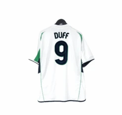 2002/03 Duff #9 Ireland Vintage Umbro Away Football Shirt (XXL) World Cup 2002(2002 03 Duff 9 Ireland Vintage Umbro Away Football Shirt Xxl World Cup 2002)