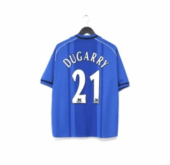 2002/03 Dugarry #21 Birmingham City Vintage LCS Home Football Shirt (L) MINT(2002 03 Dugarry 21 Birmingham City Vintage Lcs Home Football Shirt L Mint)