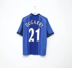 2002/03 DUGARRY #21 Birmingham City Vintage LCS Home Football Shirt (M)(2002 03 Dugarry 21 Birmingham City Vintage Lcs Home Football Shirt M)