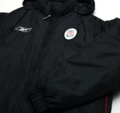 2002/04 LIVERPOOL Vintage Reebok Padded Football Bench Coat Jacket (M)(2002 04 Liverpool Vintage Reebok Padded Football Bench Coat Jacket M) -Football Shirt Collective 2002 04 liverpool vintage reebok padded football bench coat jacket m 1145924226