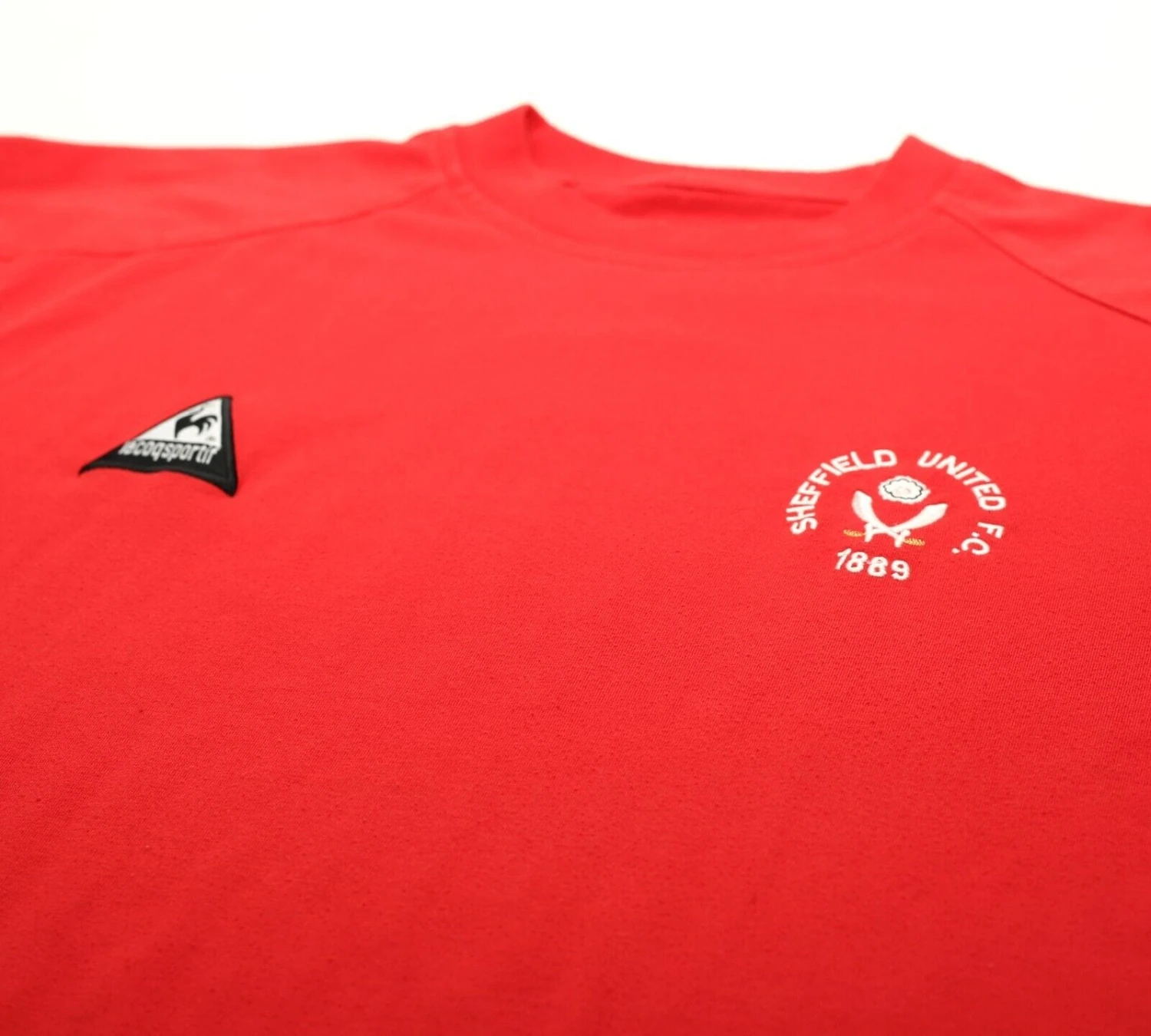 2002/04 SHEFFIELD UNITED Vintage le coq sportif Football Cotton Tee Shirt (M)(2002 04 sheffield united vintage le coq sportif football cotton tee shirt m) 2002/04 SHEFFIELD UNITED Vintage Le Coq Sportif Football Cotton Tee Shirt (M)(2002 04 Sheffield United Vintage Le Coq Sportif Football Cotton Tee Shirt M) -Football Shirt Collective 2002 04 sheffield united vintage le coq sportif football cotton tee shirt m 41841935843575