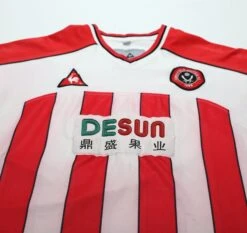 2002/04 SHEFFIELD UNITED Vintage Le Coq Sportif Football Shirt (M)(2002 04 Sheffield United Vintage Le Coq Sportif Football Shirt M) -Football Shirt Collective 2002 04 sheffield united vintage le coq sportif football shirt m 1173884883