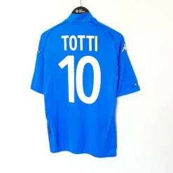 2002 TOTTI #10 Italy Vintage Kappa Home Football Shirt Jersey (M/L) AS Roma(2002 Totti 10 Italy Vintage Kappa Home Football Shirt Jersey M L As Roma) -Football Shirt Collective 2002 totti 10 italy vintage kappa home football shirt jersey m l as roma 39256236884215