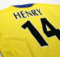 2003/04 HENRY #14 Arsenal Vintage Nike Away Football Shirt (L)(2003 04 Henry 14 Arsenal Vintage Nike Away Football Shirt L) 10 2003/04 HENRY #14 Arsenal Vintage Nike Away Football Shirt (L)(2003 04 Henry 14 Arsenal Vintage Nike Away Football Shirt L) -Football Shirt Collective 2003 04 henry 14 arsenal vintage nike away football shirt l 1181567104