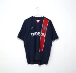 2003/04 PSG Nike Home Football Shirt (L)(2013 14 Psg Away Football Shirt Verrati 24 M)