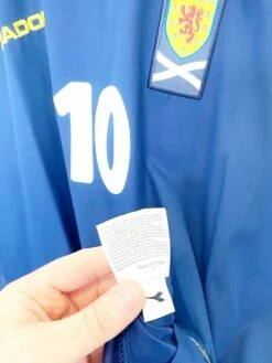 2003/05 McFADDEN #10 Scotland Vintage Diadora Home Football Shirt (XL) Everton(2003 05 Mcfadden 10 Scotland Vintage Diadora Home Football Shirt Xl Everton) -Football Shirt Collective 2003 05 mcfadden 10 scotland vintage diadora home football shirt xl everton 39813206638839