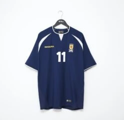 Football Shirt Collective -Football Shirt Collective 2003 05 mcfadden 11 scotland vintage diadora home football shirt l everton 39813448597751