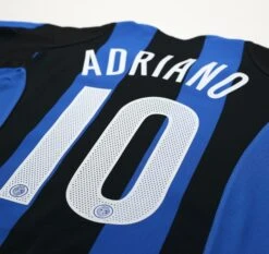 2004/05 ADRIANO #10 Inter Milan Vintage Nike Home Football Shirt (M)(2004 05 Adriano 10 Inter Milan Vintage Nike Home Football Shirt M) -Football Shirt Collective 2004 05 adriano 10 inter milan vintage nike home football shirt m 42850521907447