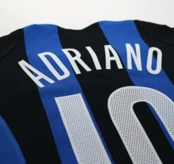 2004/05 ADRIANO #10 Inter Milan Vintage Nike Home Football Shirt (M)(2004 05 Adriano 10 Inter Milan Vintage Nike Home Football Shirt M) -Football Shirt Collective 2004 05 adriano 10 inter milan vintage nike home football shirt m 42850521940215