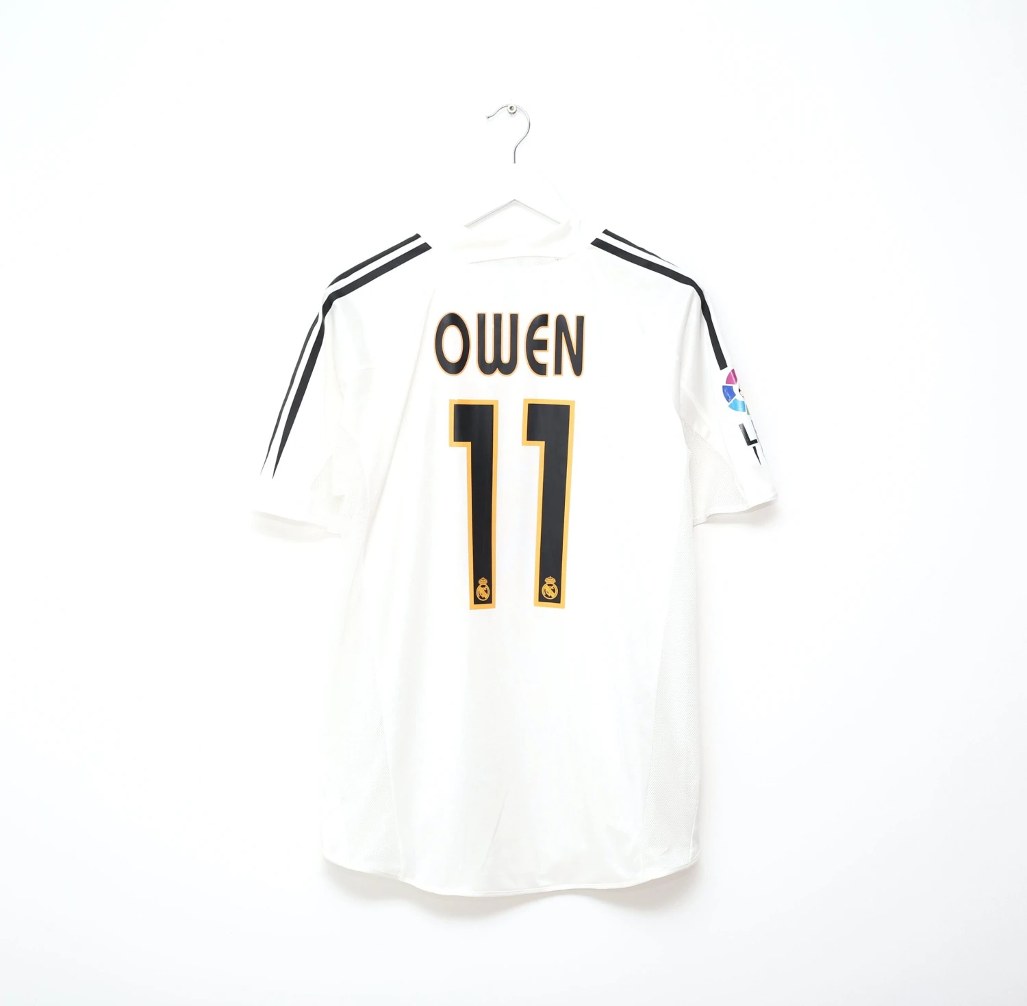 2004/05 OWEN #11 Real Madrid Vintage adidas MATCH ISSUE Home Football Shirt (L)(2004 05 owen 11 real madrid vintage adidas match issue home football shirt l) 2004/05 OWEN #11 Real Madrid Vintage Adidas MATCH ISSUE Home Football Shirt (L)(2004 05 Owen 11 Real Madrid Vintage Adidas Match Issue Home Football Shirt L) -Football Shirt Collective 2004 05 owen 11 real madrid vintage adidas match issue home football shirt l 40461072826615 scaled