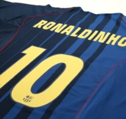 2004/05 RONALDINHO #10 Barcelona Vintage Nike Away Football Shirt (XXL)(2004 05 Ronaldinho 10 Barcelona Vintage Nike Away Football Shirt Xxl) 9 2004/05 RONALDINHO #10 Barcelona Vintage Nike Away Football Shirt (XXL)(2004 05 Ronaldinho 10 Barcelona Vintage Nike Away Football Shirt Xxl) -Football Shirt Collective 2004 05 ronaldinho 10 barcelona vintage nike away football shirt xxl 1181561542