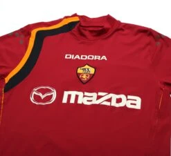 2004/05 TOTTI #10 AS Roma Vintage Diadora Football Shirt (M)(2009 10 As Roma Vintage Kappa Football Track Top Jacket S Totti) -Football Shirt Collective 2004 05 totti 10 as roma vintage diadora football shirt m 41415238451447