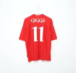 2004/06 GIGGS #11 Wales Vintage KAPPA Home Football Shirt Jersey (L/XXL)(2004 06 Giggs 11 Wales Vintage Kappa Home Football Shirt Jersey L Xxl)