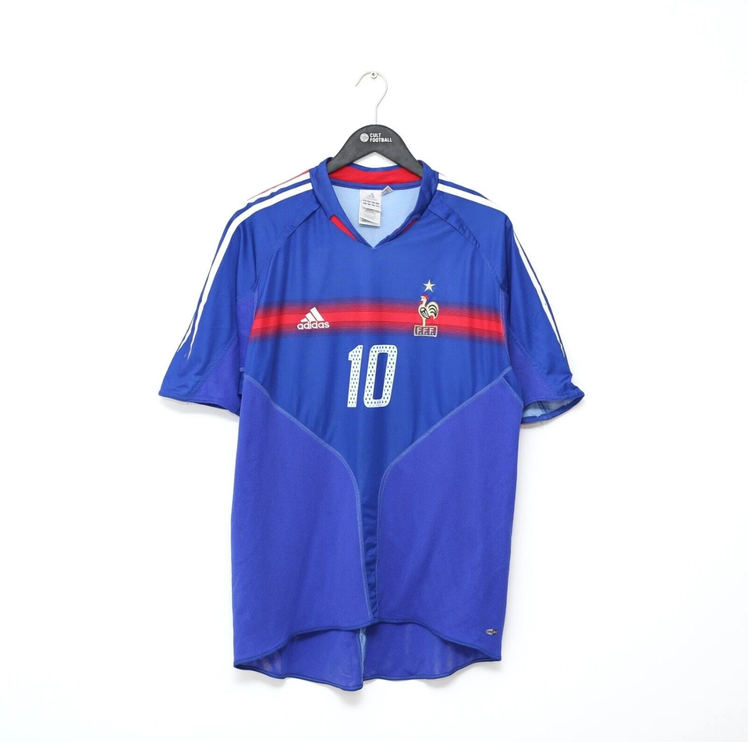 2004/06 ZIDANE #10 France Vintage adidas Home Football Shirt (XL) Euro 2004(2004 06 zidane 10 france vintage adidas home football shirt xl euro 2004) 2004/06 ZIDANE #10 France Vintage Adidas Home Football Shirt (XL) Euro 2004(2004 06 Zidane 10 France Vintage Adidas Home Football Shirt Xl Euro 2004) -Football Shirt Collective 2004 06 zidane 10 france vintage adidas home football shirt xl euro 2004 39812973625591