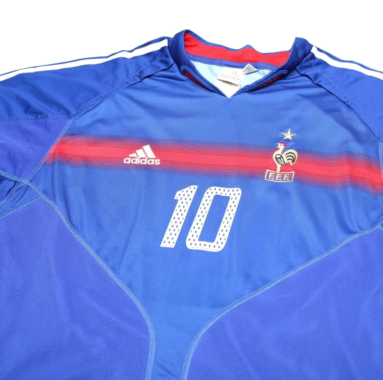 2004/06 ZIDANE #10 France Vintage adidas Home Football Shirt (XL) Euro 2004(2004 06 zidane 10 france vintage adidas home football shirt xl euro 2004) 2004/06 ZIDANE #10 France Vintage Adidas Home Football Shirt (XL) Euro 2004(2004 06 Zidane 10 France Vintage Adidas Home Football Shirt Xl Euro 2004) -Football Shirt Collective 2004 06 zidane 10 france vintage adidas home football shirt xl euro 2004 39812973658359