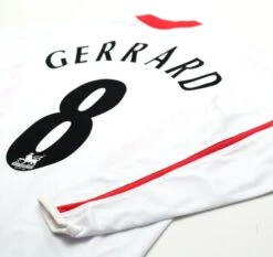 2005/06 GERRARD #8 Liverpool Vintage Reebok Away LS Football Shirt (S)(2005 06 Gerrard 8 Liverpool Vintage Reebok Away Ls Football Shirt S) -Football Shirt Collective 2005 06 gerrard 8 liverpool vintage reebok away ls football shirt s 1175909026