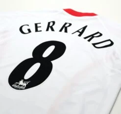 2005/06 GERRARD #8 Liverpool Vintage Reebok Away LS Football Shirt (S)(2005 06 Gerrard 8 Liverpool Vintage Reebok Away Ls Football Shirt S) -Football Shirt Collective 2005 06 gerrard 8 liverpool vintage reebok away ls football shirt s 1175909027