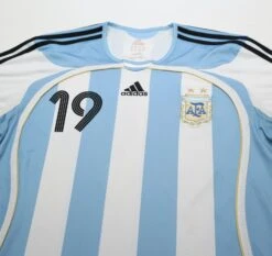 2005/07 MESSI #19 Argentina Vintage Adidas Home Football Shirt (L) WC 2006(2005 07 Messi 19 Argentina Vintage Adidas Home Football Shirt L Wc 2006) 2 2005/07 MESSI #19 Argentina Vintage Adidas Home Football Shirt (L) WC 2006(2005 07 Messi 19 Argentina Vintage Adidas Home Football Shirt L Wc 2006) -Football Shirt Collective 2005 07 messi 19 argentina vintage adidas home football shirt l wc 2006 42850568700151