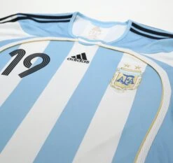 2005/07 MESSI #19 Argentina Vintage Adidas Home Football Shirt (L) WC 2006(2005 07 Messi 19 Argentina Vintage Adidas Home Football Shirt L Wc 2006) 4 2005/07 MESSI #19 Argentina Vintage Adidas Home Football Shirt (L) WC 2006(2005 07 Messi 19 Argentina Vintage Adidas Home Football Shirt L Wc 2006) -Football Shirt Collective 2005 07 messi 19 argentina vintage adidas home football shirt l wc 2006 42850568831223