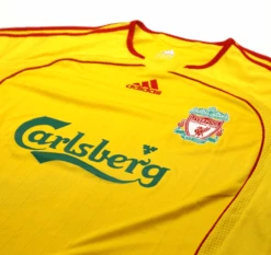 2006/07 CROUCH #15 Liverpool Vintage Adidas European Away Football Shirt (M)(2006 07 Crouch 15 Liverpool Vintage Adidas European Away Football Shirt M) -Football Shirt Collective 2006 07 crouch 15 liverpool vintage adidas european away football shirt m 1171895420