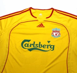 2006/07 CROUCH #15 Liverpool Vintage Adidas European Away Football Shirt (M)(2006 07 Crouch 15 Liverpool Vintage Adidas European Away Football Shirt M) -Football Shirt Collective 2006 07 crouch 15 liverpool vintage adidas european away football shirt m 1171895422
