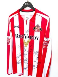 2006/07 YORKE #34 Sunderland Vintage Lonsdale Football Shirt (XL) Signed Issued(2006 07 Yorke 34 Sunderland Vintage Lonsdale Football Shirt Xl Signed Worn) -Football Shirt Collective 2006 07 yorke 34 sunderland vintage lonsdale football shirt xl signed issued 39813195432183
