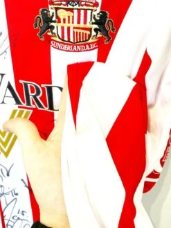 2006/07 YORKE #34 Sunderland Vintage Lonsdale Football Shirt (XL) Signed Issued(2006 07 Yorke 34 Sunderland Vintage Lonsdale Football Shirt Xl Signed Worn) -Football Shirt Collective 2006 07 yorke 34 sunderland vintage lonsdale football shirt xl signed issued 39813195661559