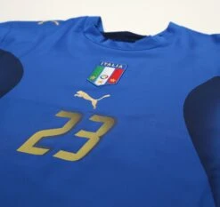 2006 MATERAZZI #23 Italy Vintage PUMA Home Football Shirt (XXL) WC 2006(2006 Materazzi 23 Italy Vintage Puma Home Football Shirt Xxl Wc 2006) 4 2006 MATERAZZI #23 Italy Vintage PUMA Home Football Shirt (XXL) WC 2006(2006 Materazzi 23 Italy Vintage Puma Home Football Shirt Xxl Wc 2006) -Football Shirt Collective 2006 materazzi 23 italy vintage puma home football shirt xxl wc 2006 42850550513911