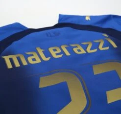 2006 MATERAZZI #23 Italy Vintage PUMA Home Football Shirt (XXL) WC 2006(2006 Materazzi 23 Italy Vintage Puma Home Football Shirt Xxl Wc 2006) 10 2006 MATERAZZI #23 Italy Vintage PUMA Home Football Shirt (XXL) WC 2006(2006 Materazzi 23 Italy Vintage Puma Home Football Shirt Xxl Wc 2006) -Football Shirt Collective 2006 materazzi 23 italy vintage puma home football shirt xxl wc 2006 42850550710519