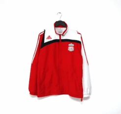 2007/08 LIVERPOOL Vintage Adidas Football Track Top Jacket (M)(2007 08 Liverpool Vintage Adidas Football Track Top Jacket M)