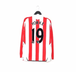 2007/08 Yorke #19 Sunderland Vintage Umbro L/S Football Shirt (M/L)(2007 08 Yorke 19 Sunderland Vintage Umbro L S Football Shirt L)