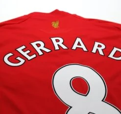 2008/10 GERRARD #8 Liverpool Vintage Adidas Home Football Shirt (S)(2008 10 Gerrard 8 Liverpool Vintage Adidas Home Football Shirt S) -Football Shirt Collective 2008 10 gerrard 8 liverpool vintage adidas home football shirt s 1175909345