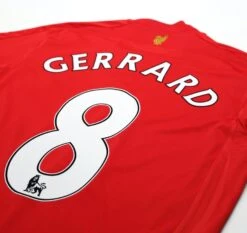 2008/10 GERRARD #8 Liverpool Vintage Adidas Home Football Shirt (S)(2008 10 Gerrard 8 Liverpool Vintage Adidas Home Football Shirt S) -Football Shirt Collective 2008 10 gerrard 8 liverpool vintage adidas home football shirt s 1175909346