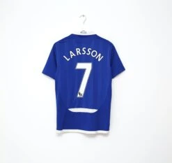 2009/10 LARSSON #7 Birmingham City Vintage Umbro Home Football Shirt (S)(2009 10 Larsson 7 Birmingham City Vintage Umbro Home Football Shirt S)
