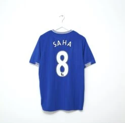 2009/10 SAHA #8 Everton Vintage Le Coq Sportif Home Football Shirt Jersey (L)(2009 10 Saha 8 Everton Vintage Le Coq Sportif Home Football Shirt Jersey L)