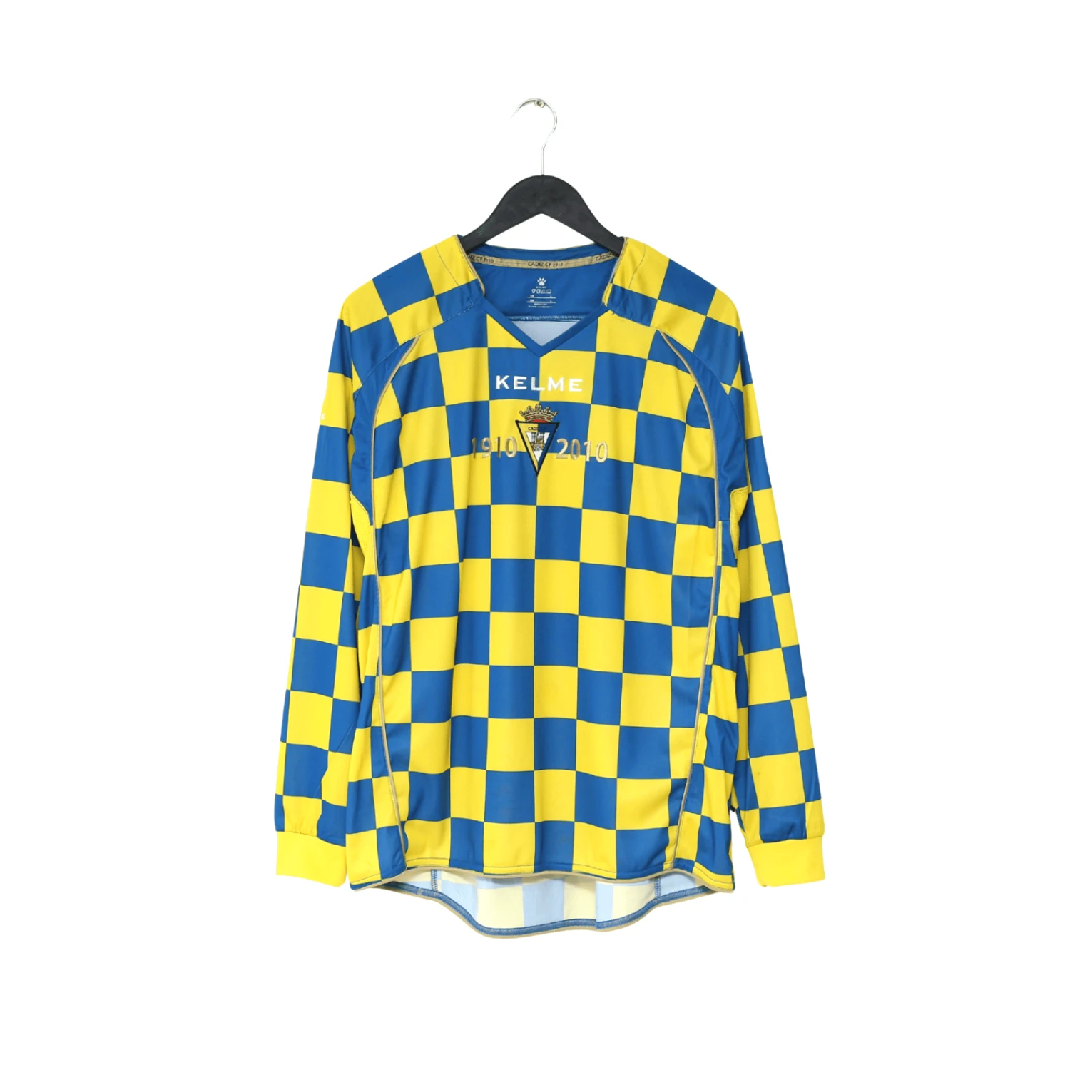 2010/11 CADIZ Vintage Kelme Long Sleeve Special Anniversary Football Shirt (L)(2010 11 cadiz vintage kelme long sleeve special anniversary football shirt l) 2010/11 CADIZ Vintage Kelme Long Sleeve Special Anniversary Football Shirt (L)(2010 11 Cadiz Vintage Kelme Long Sleeve Special Anniversary Football Shirt L) -Football Shirt Collective 2010 11 cadiz vintage kelme long sleeve special anniversary football shirt l 1181561591