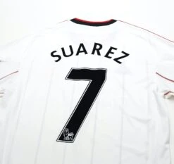 2010/11 SUAREZ #7 Liverpool Vintage Adidas Away Football Shirt (M)(2010 11 Suarez 7 Liverpool Vintage Adidas Away Football Shirt M) 7 2010/11 SUAREZ #7 Liverpool Vintage Adidas Away Football Shirt (M)(2010 11 Suarez 7 Liverpool Vintage Adidas Away Football Shirt M) -Football Shirt Collective 2010 11 suarez 7 liverpool vintage adidas away football shirt m 1175909050