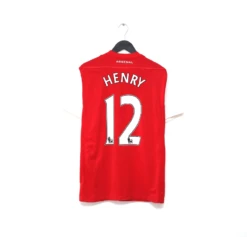 2011/12 HENRY #12 Arsenal Vintage Nike Home Football Shirt (M)(2011 12 Henry 12 Arsenal Vintage Nike Home Football Shirt M)