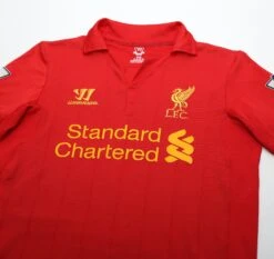 2012/13 Suarez #7 Liverpool Vintage Warrior Home Football Shirt Jersey (S)(2012 13 Suarez 7 Liverpool Vintage Warrior Home Football Shirt Jersey S) -Football Shirt Collective 2012 13 suarez 7 liverpool vintage warrior home football shirt jersey s 71438539555190