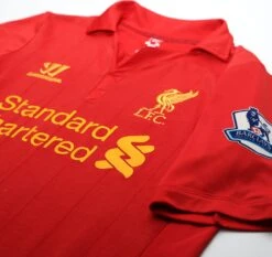 2012/13 Suarez #7 Liverpool Vintage Warrior Home Football Shirt Jersey (S)(2012 13 Suarez 7 Liverpool Vintage Warrior Home Football Shirt Jersey S) -Football Shirt Collective 2012 13 suarez 7 liverpool vintage warrior home football shirt jersey s 71438539719030