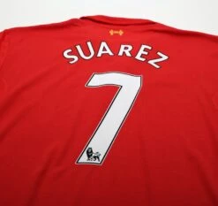 2012/13 SUAREZ #7 Liverpool Vintage Warrior Home Football Shirt Jersey (XXL)(2012 13 Suarez 7 Liverpool Vintage Warrior Home Football Shirt Jersey Xxl) -Football Shirt Collective 2012 13 suarez 7 liverpool vintage warrior home football shirt jersey xxl 73399381426550