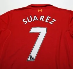 2012/13 SUAREZ #7 Liverpool Vintage Warrior Home Football Shirt (L)(2012 13 Suarez 7 Liverpool Vintage Warrior Home Football Shirt L) 7 2012/13 SUAREZ #7 Liverpool Vintage Warrior Home Football Shirt (L)(2012 13 Suarez 7 Liverpool Vintage Warrior Home Football Shirt L) -Football Shirt Collective 2012 13 suarez 7 liverpool vintage warrior home football shirt l 1160883171