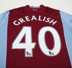 2013/14 GREALISH #40 Aston Villa Vintage Macron Home Football Shirt (M)(2013 14 Grealish 40 Aston Villa Vintage Macron Home Football Shirt M) 8 2013/14 GREALISH #40 Aston Villa Vintage Macron Home Football Shirt (M)(2013 14 Grealish 40 Aston Villa Vintage Macron Home Football Shirt M) -Football Shirt Collective 2013 14 grealish 40 aston villa vintage macron home football shirt m 1151843958